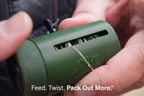 Leader Eater Mini in use - Feed. Twist. Pack Out More.
